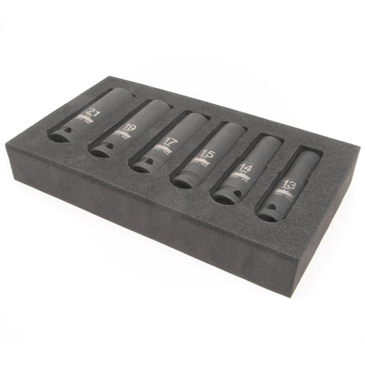 Kielder KWT-126 1/2" Deep Impact Socket Set (6pc)